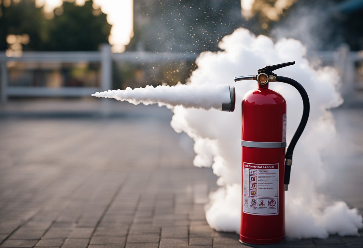 کپسول پودر و گاز اتش نشانی